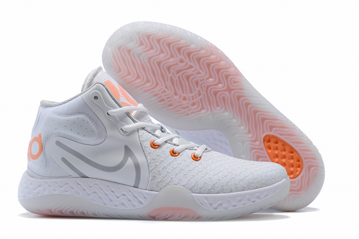 Nike KD Trey 5 VII Shoes White Orange
